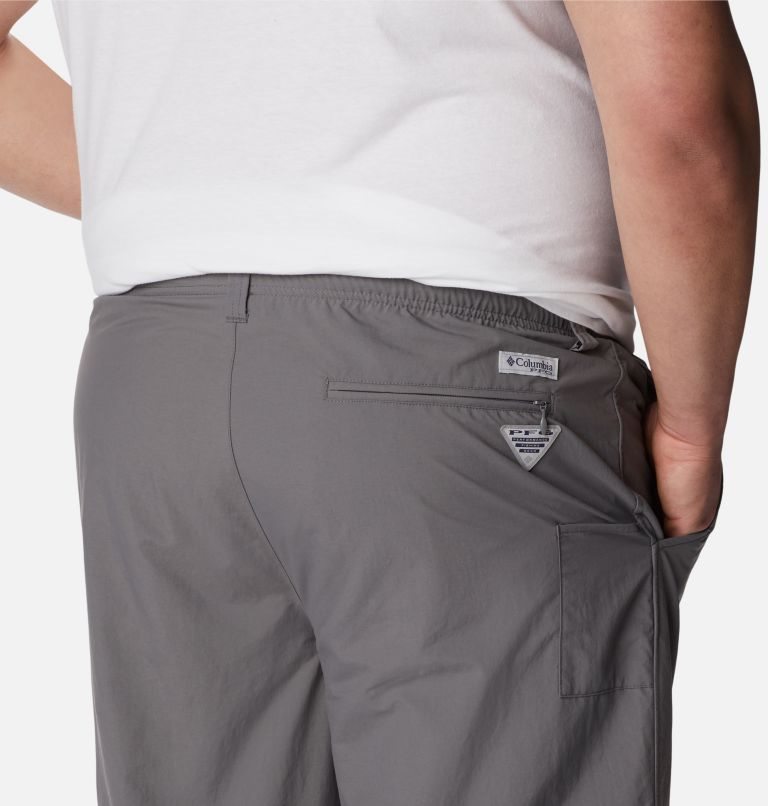 Men's Columbia PFG Backcast Convertible Pants Dark Grey | Plus Size CA-LA185